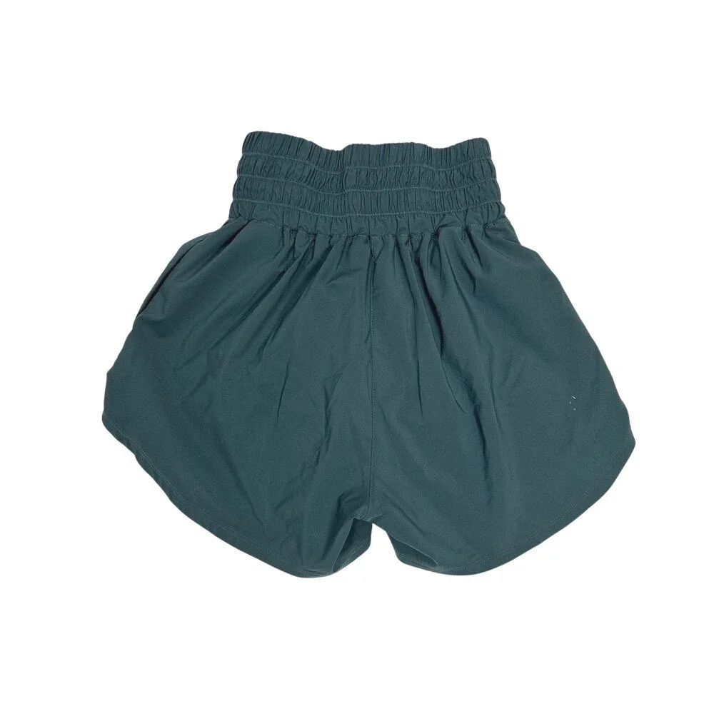 Nike Dri-FIT High Waisted Running Shorts‎ Women's Sportswear Green Small